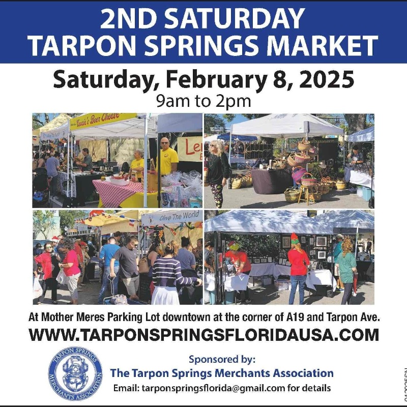 2nd Saturday Tarpon Springs Market